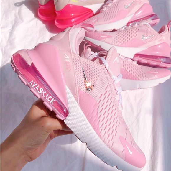 Air max 270 custom pink Swarovski crystal - Picture 2 of 4